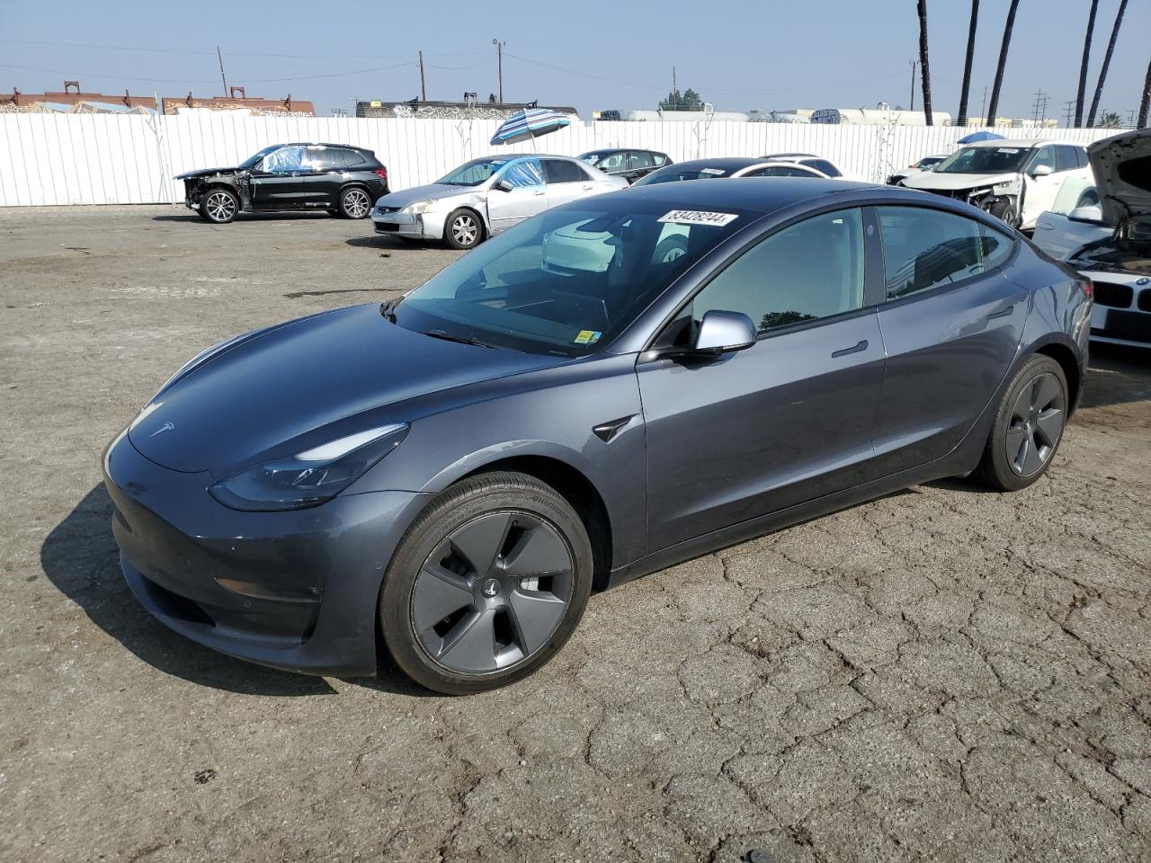 VIN 5YJ3E1EB4NF108676 2022 TESLA MODEL 3 no.1