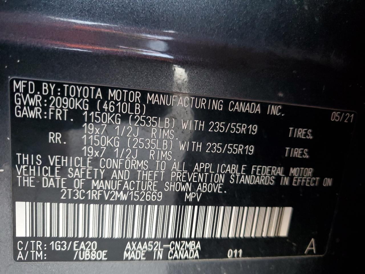 2021 Toyota RAV 4 - Image 13