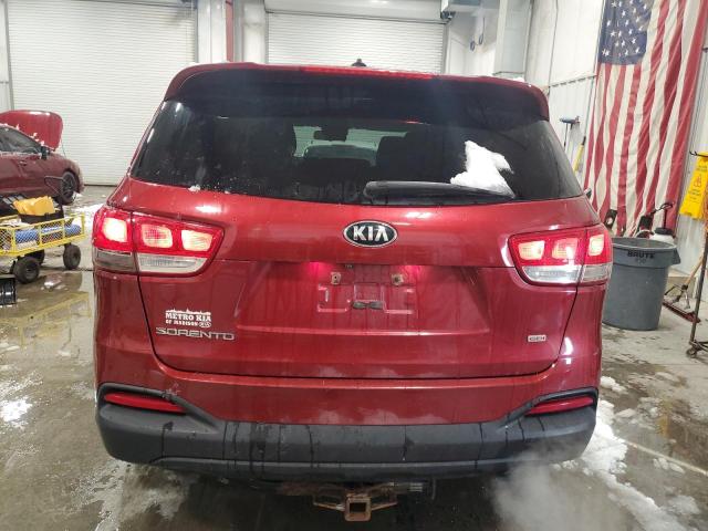  KIA SORENTO 2016 Червоний