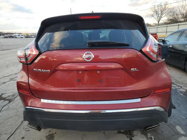  NISSAN MURANO 2015 Czerwony