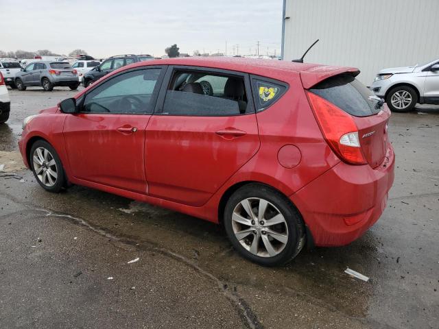 Hatchbacks HYUNDAI ACCENT 2013 Red