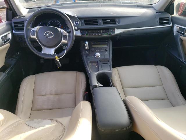  LEXUS CT 200 2013 Червоний