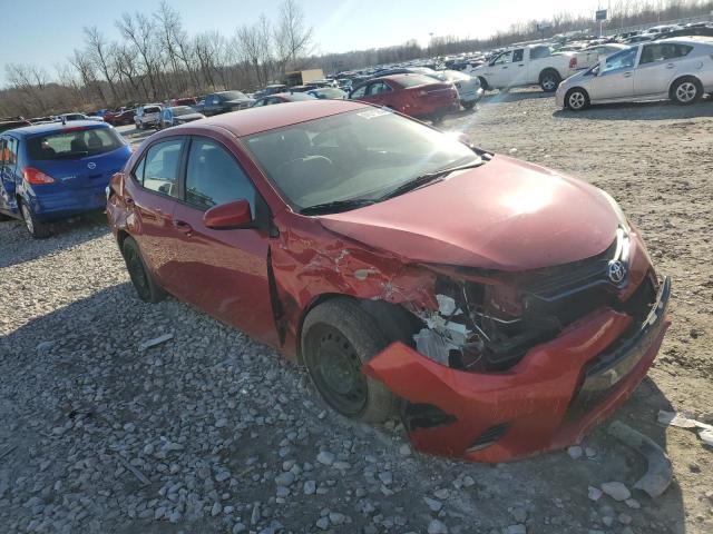  TOYOTA COROLLA 2016 Red