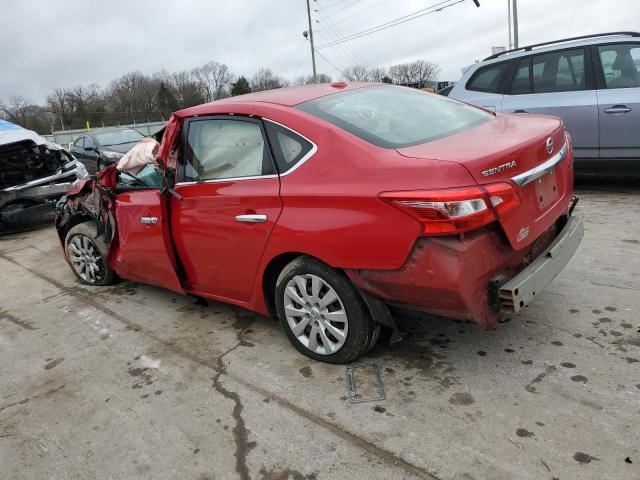  NISSAN SENTRA 2017 Red