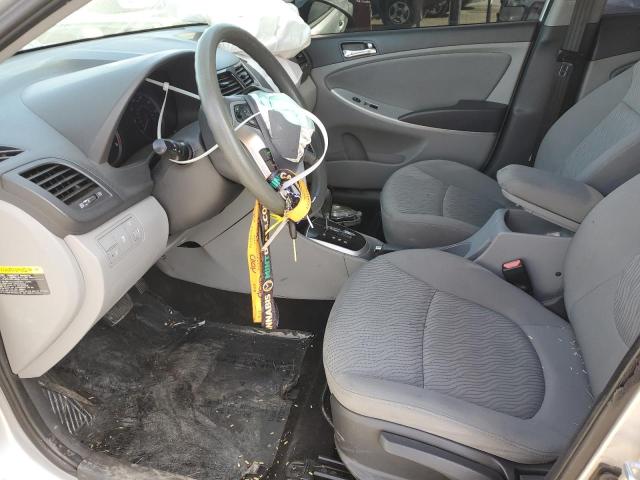 Sedans HYUNDAI ACCENT 2012 Srebrny