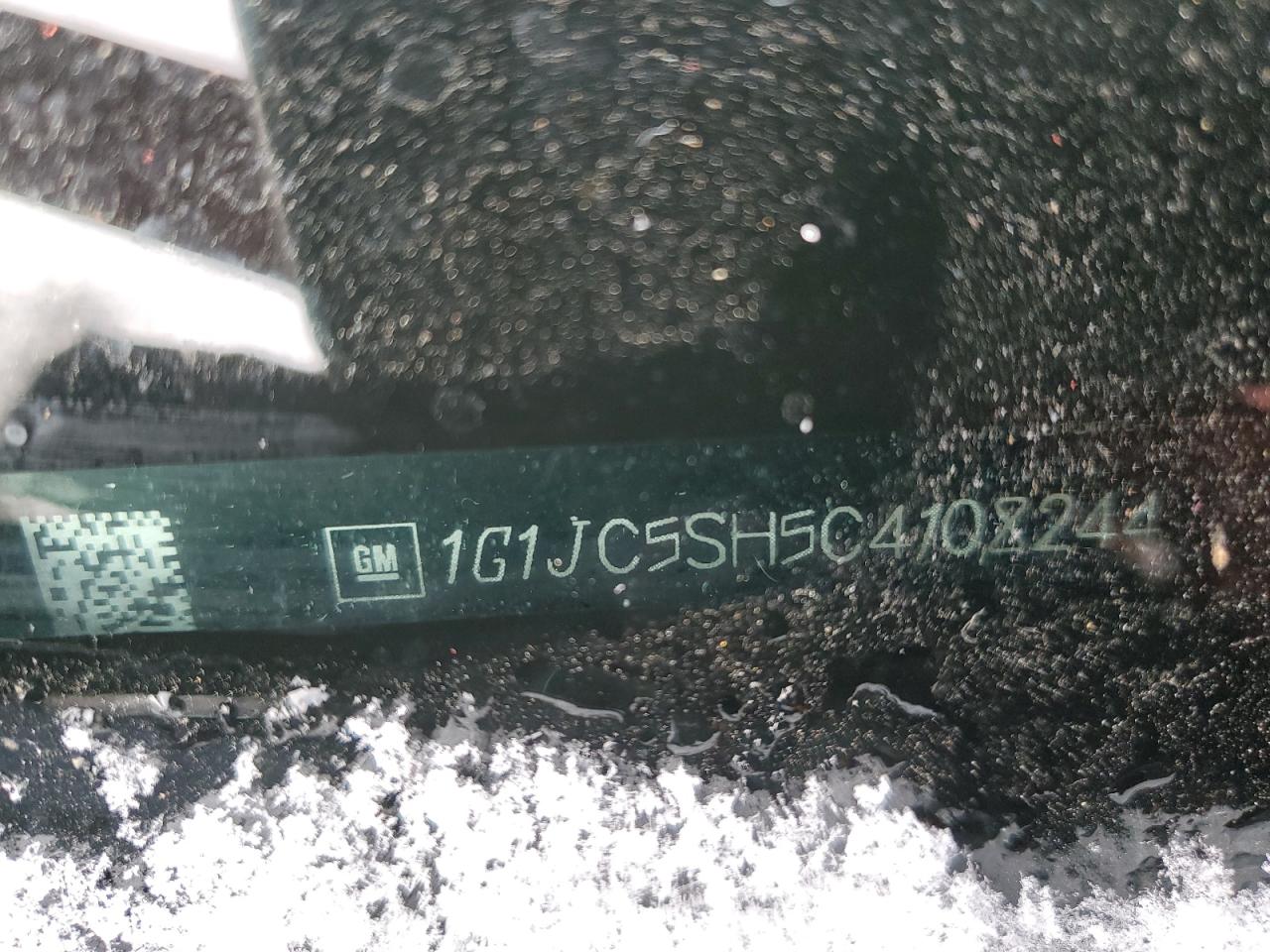 2012 Chevrolet Sonic Lt VIN: 1G1JC5SH5C4108244 Lot: 82407904