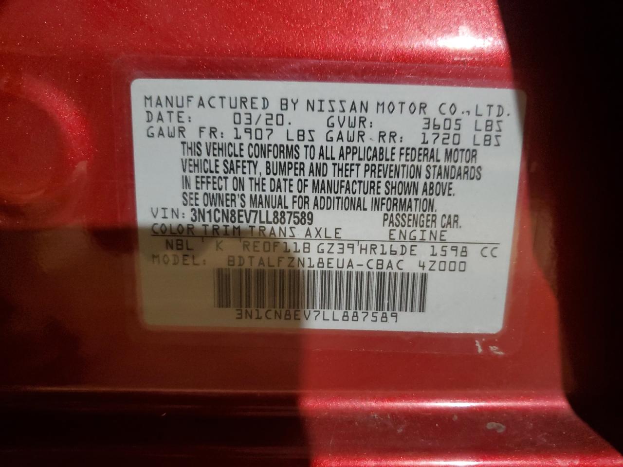 2020 Nissan Versa - Image 13