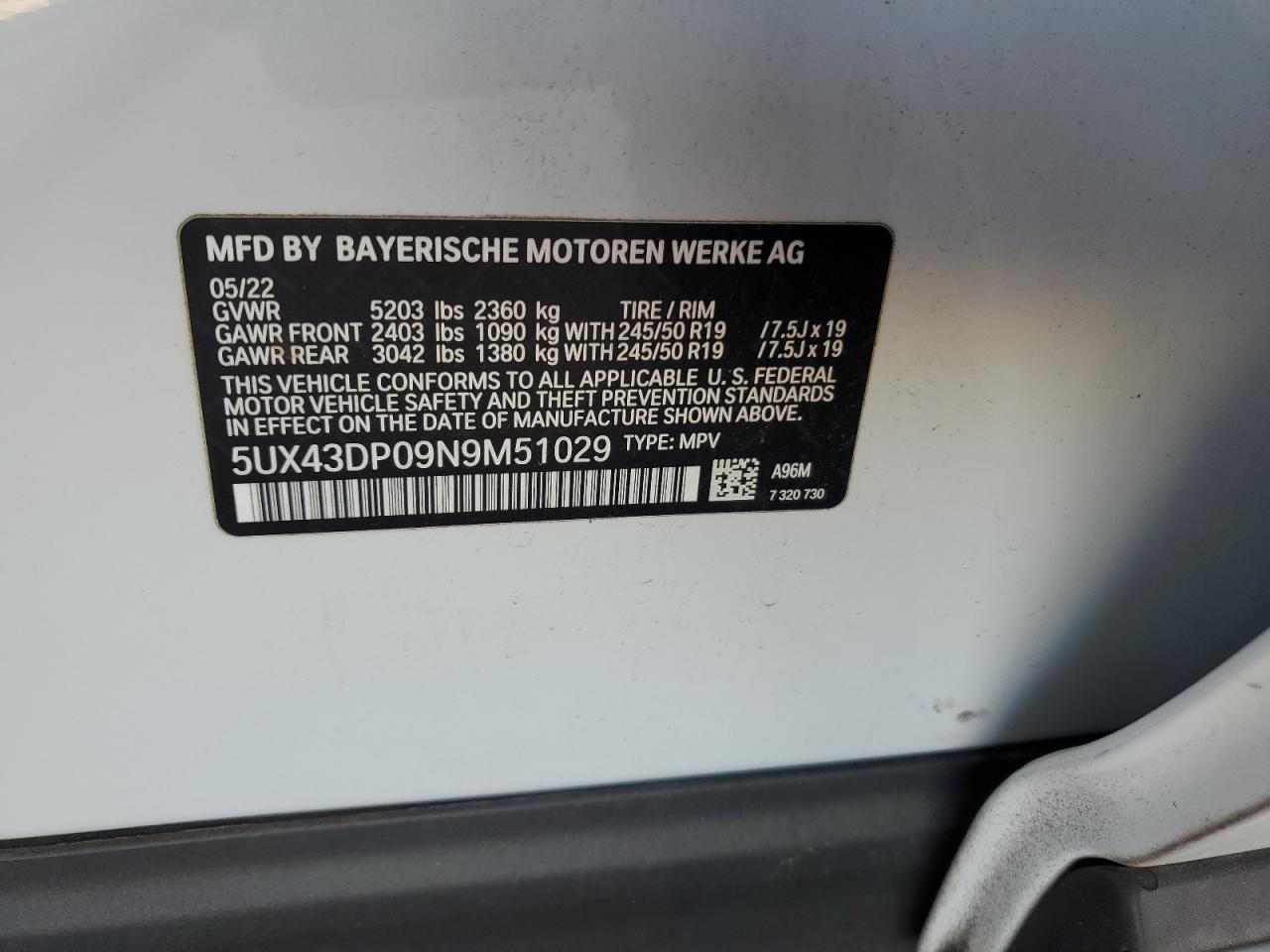 2022 BMW X3 - Image 13