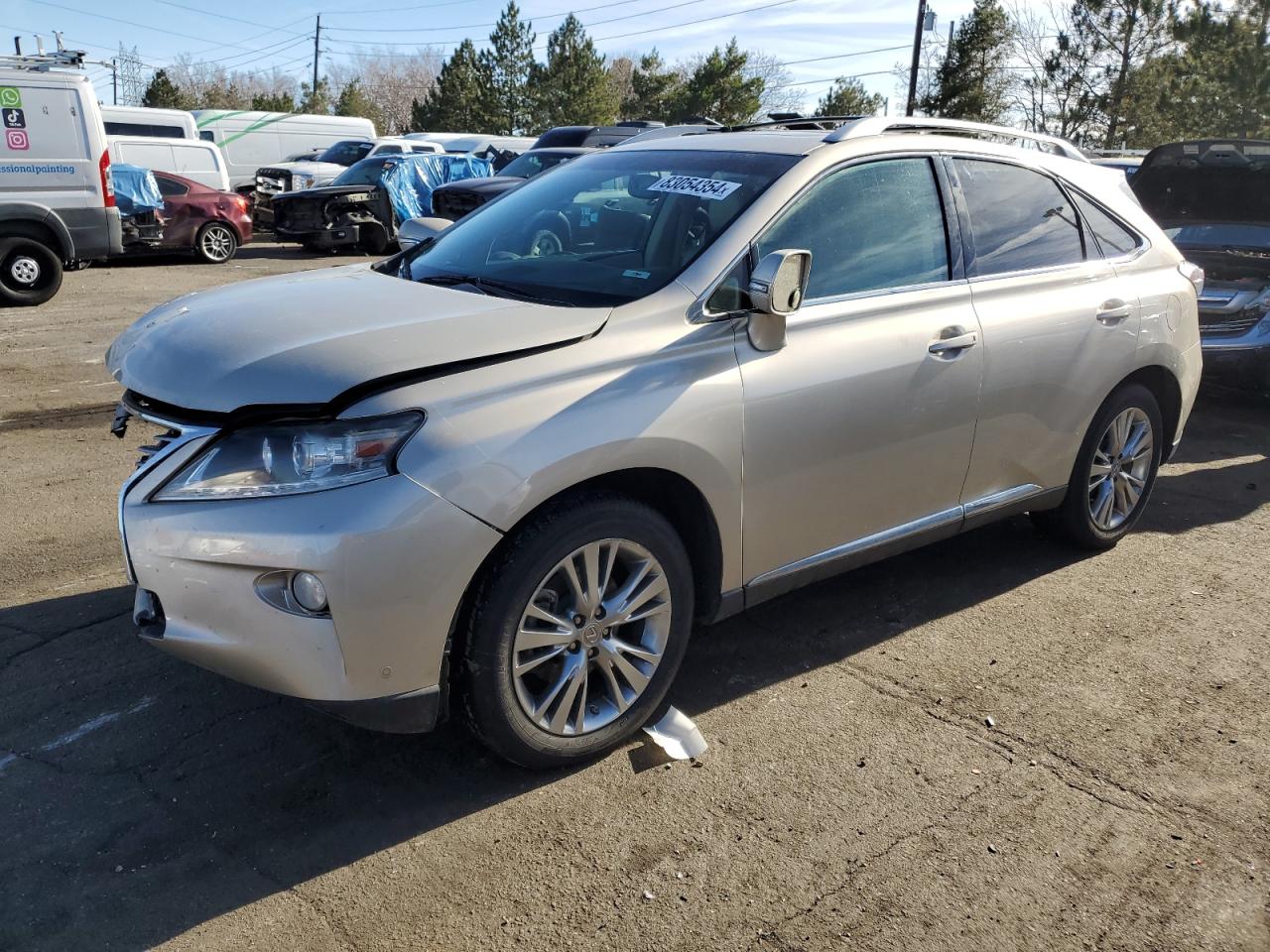 VIN 2T2BK1BA2EC243011 2014 LEXUS RX350 no.1