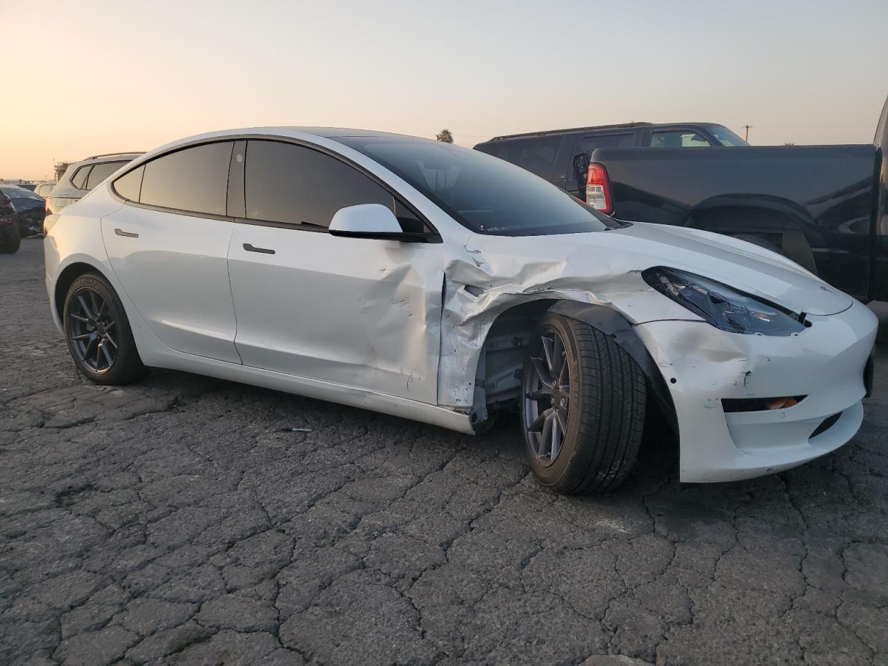 VIN 5YJ3E1EB9MF872649 2021 TESLA MODEL 3 no.4