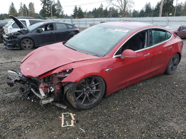  TESLA MODEL 3 2018 Czerwony