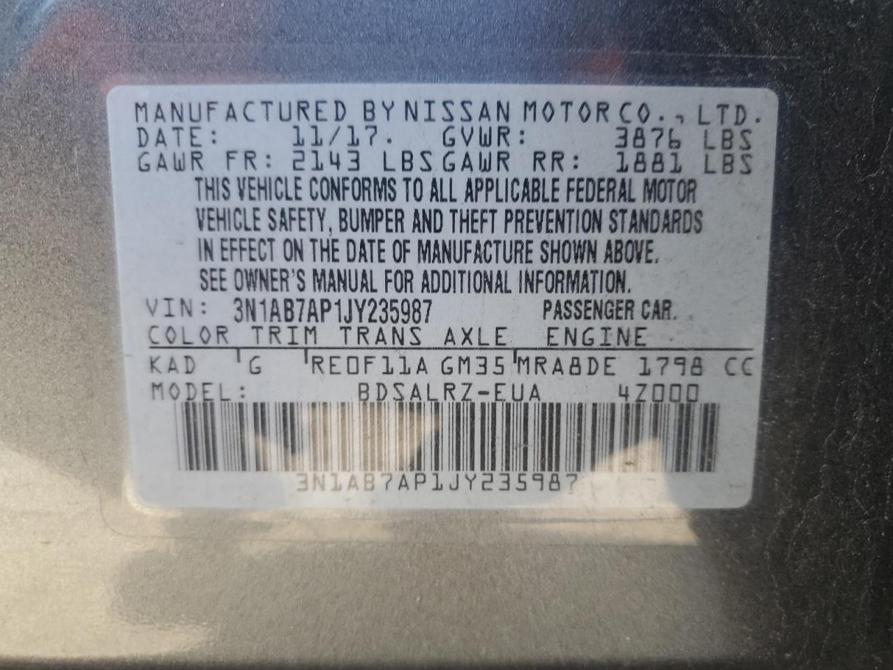 2018 Nissan Sentra - Image 12