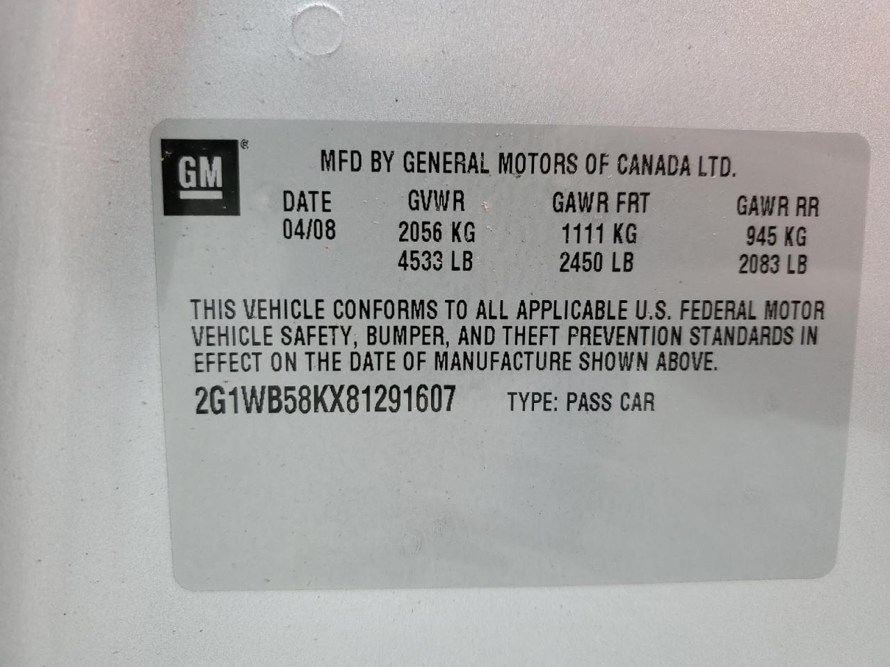 2008 Chevrolet Impala - Image 13