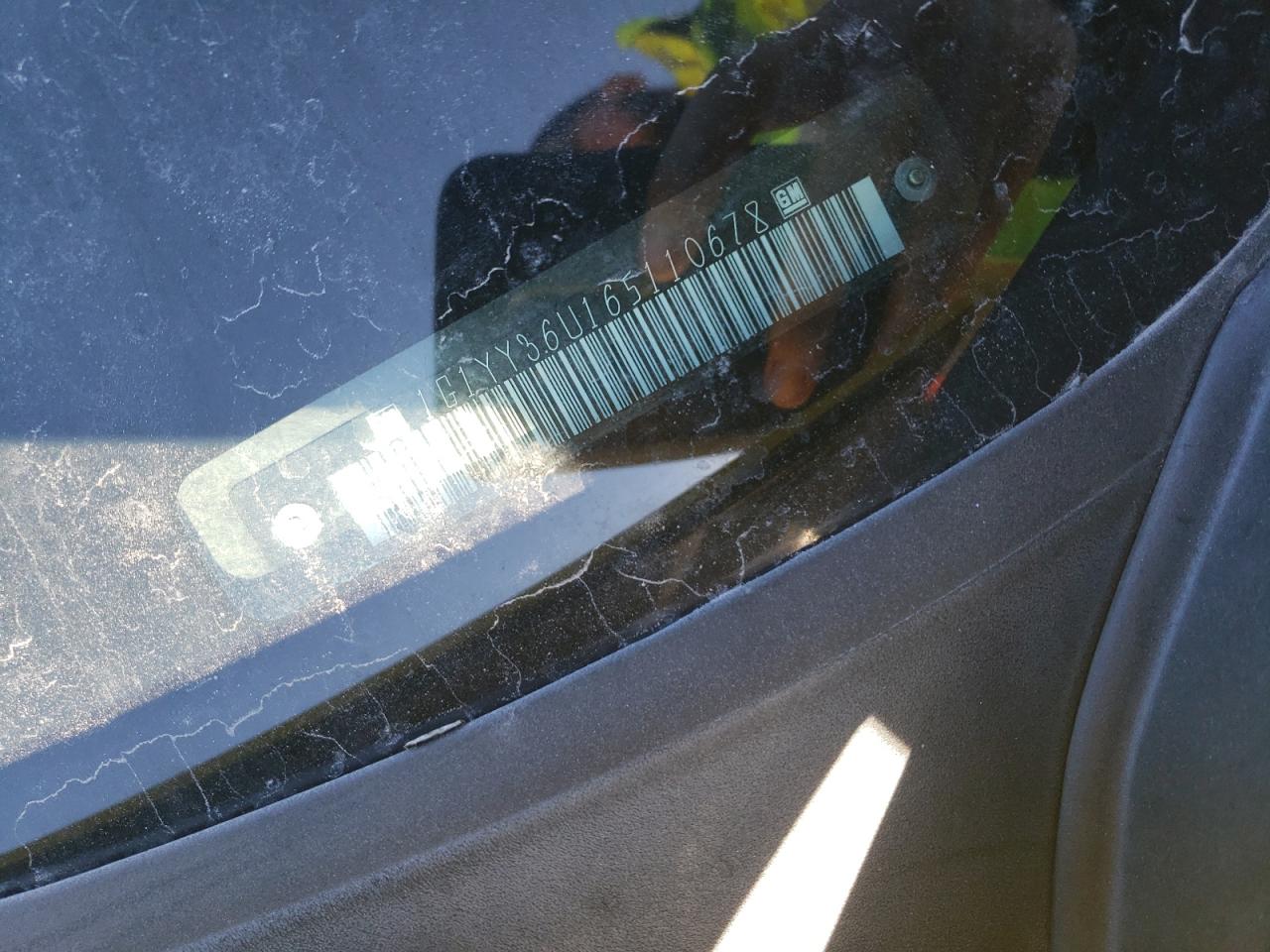 2006 Chevrolet Corvette VIN: 1G1YY36U165110678 Lot: 85820084