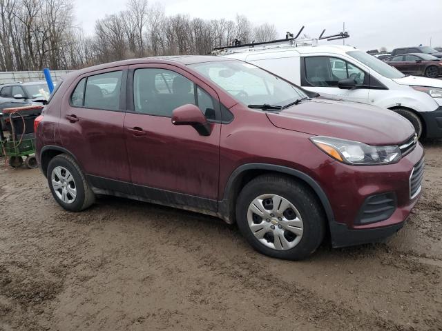  CHEVROLET TRAX 2017 Бургунди