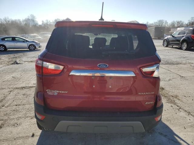  FORD ECOSPORT 2020 Червоний