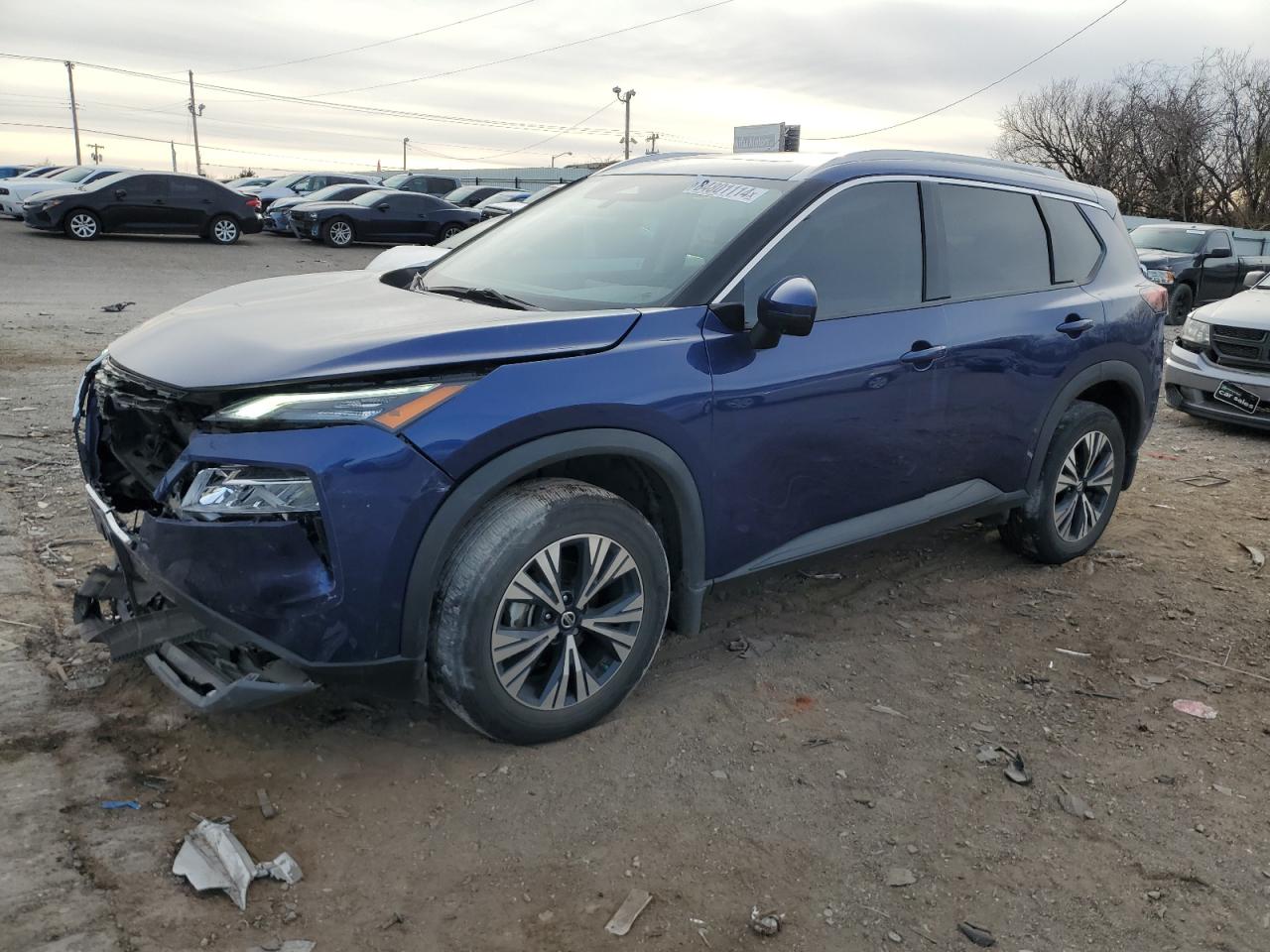 2021 Nissan Rogue Sv na sprzedaż w Oklahoma City, OK - Front End