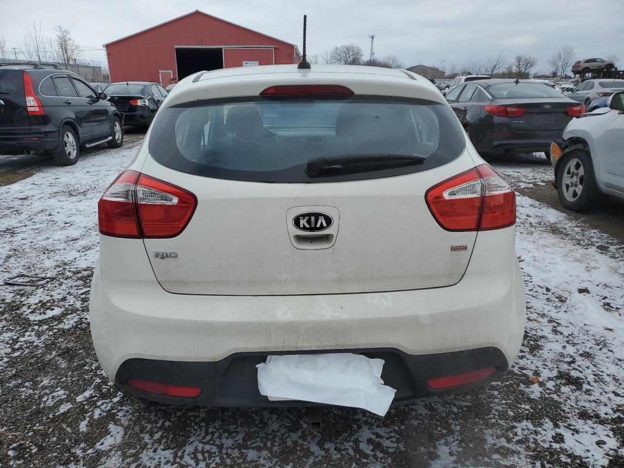 2014 Kia Rio Lx VIN: KNADM5A35E6921756 Lot: 84653184