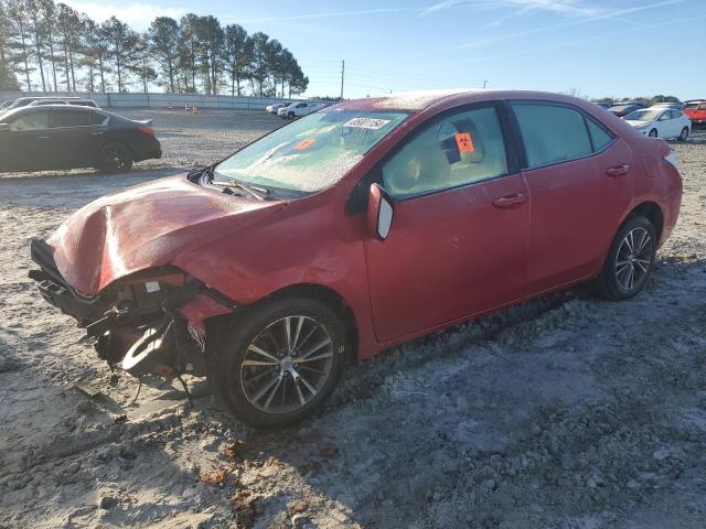  TOYOTA COROLLA 2016 Red