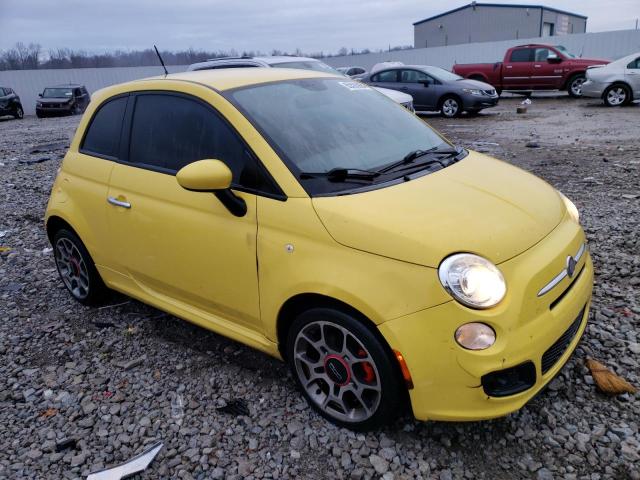  FIAT 500 2012 Żółty