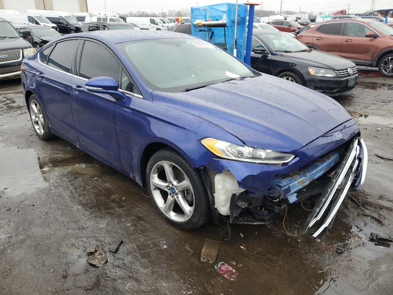 VIN 1FA6P0H73E5375310 2014 FORD FUSION no.4