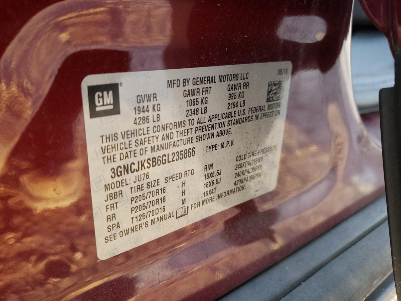 2016 Chevrolet Trax - Image 14