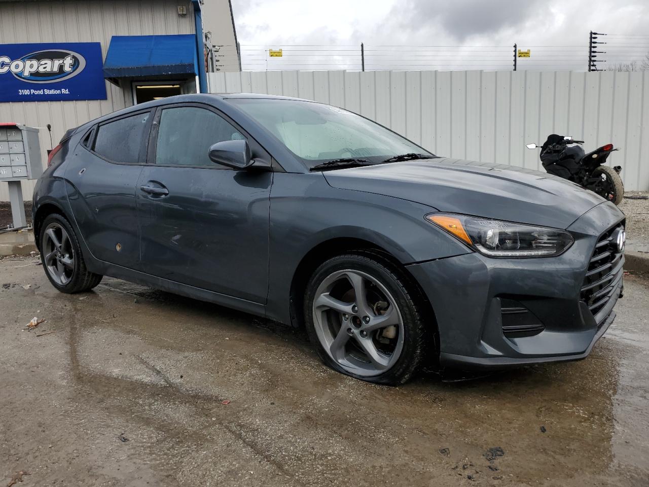 2019 Hyundai Veloster Base VIN: KMHTG6AF4KU011847 Lot: 84816564