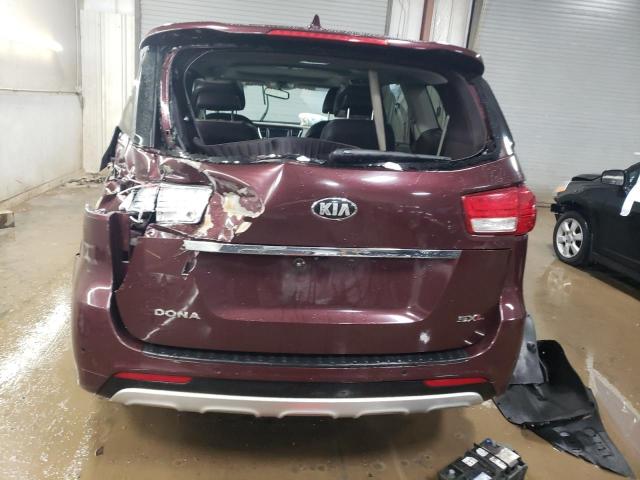  KIA SEDONA 2015 Maroon