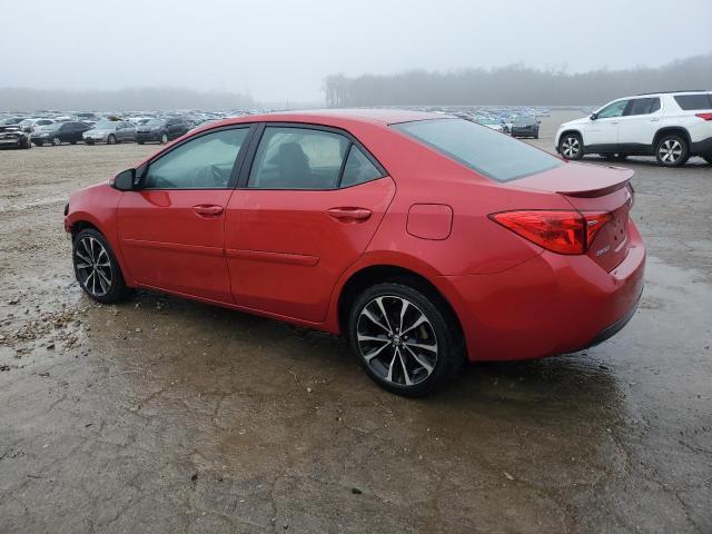  TOYOTA COROLLA 2017 Red