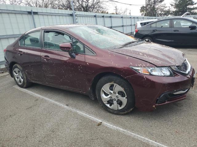  HONDA CIVIC 2014 Burgundy