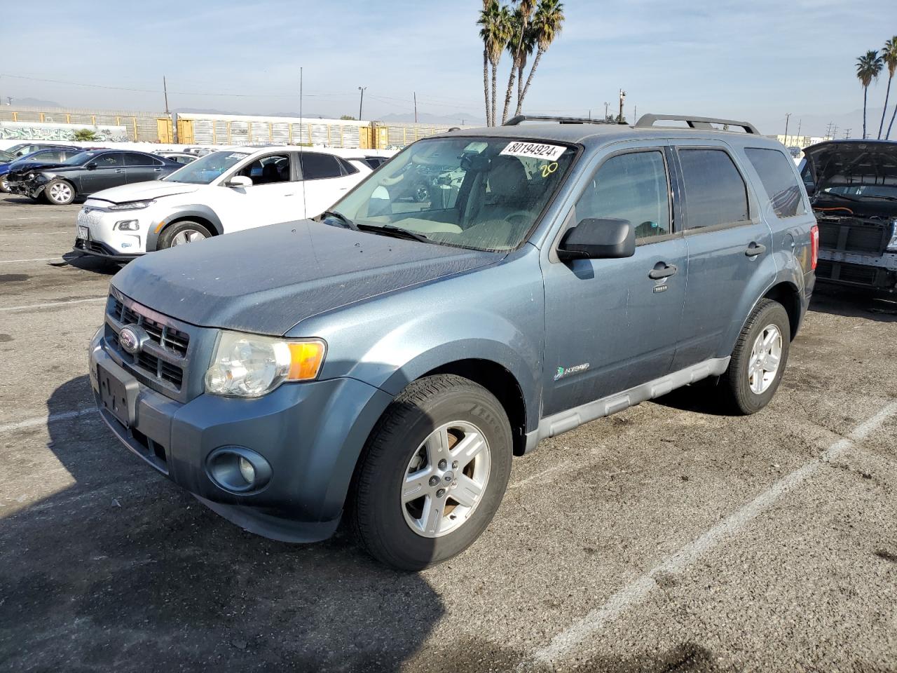 2011 Ford Escape Hybrid იყიდება Van Nuys-ში, CA - Normal Wear