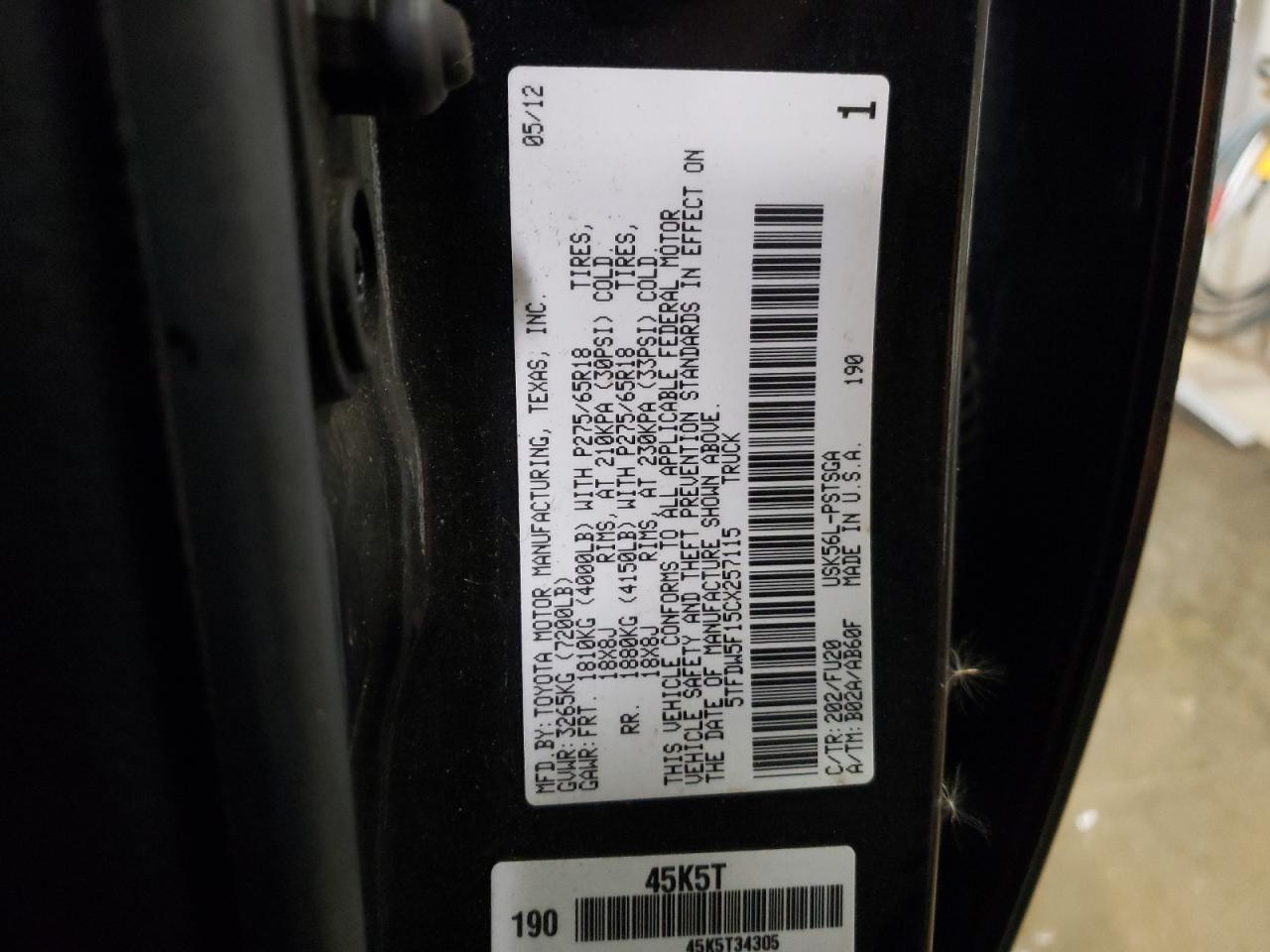 2012 Toyota Tundra - Image 12