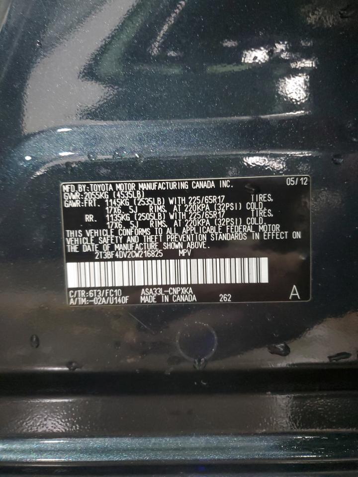 2012 Toyota RAV 4 - Image 14