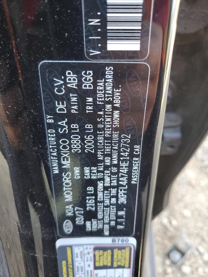 2017 Kia Forte Lx VIN: 3KPFL4A74HE142732 Lot: 86548704