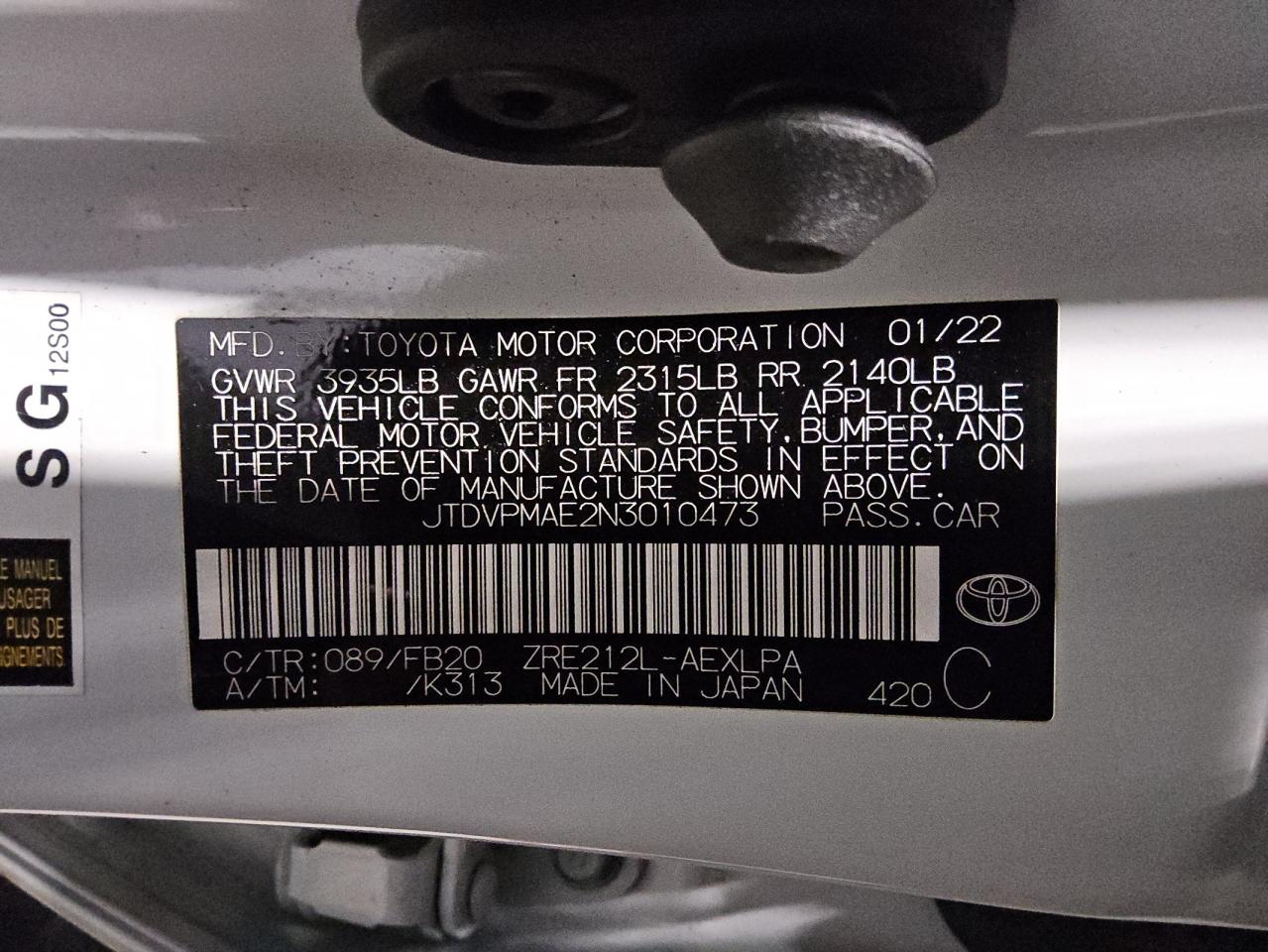 2022 Toyota Corolla - Image 12