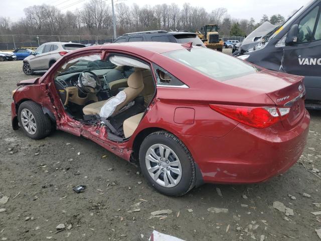  HYUNDAI SONATA 2013 Red