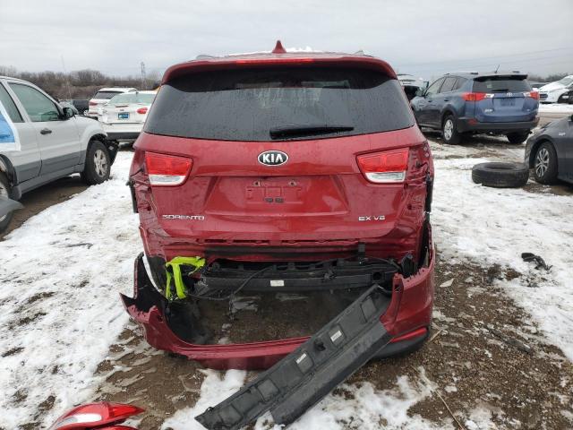  KIA SORENTO 2016 Czerwony