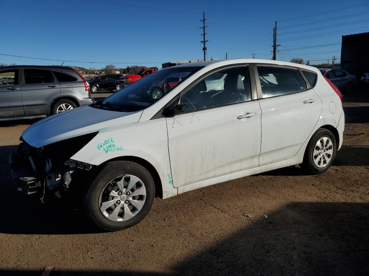 VIN KMHCT5AE6HU307586 2017 HYUNDAI ACCENT no.1