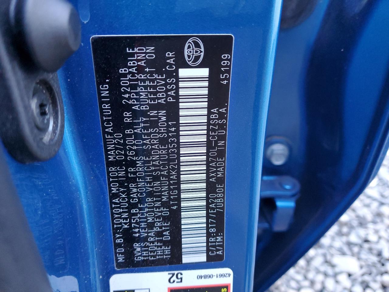 2020 Toyota Camry - Image 12