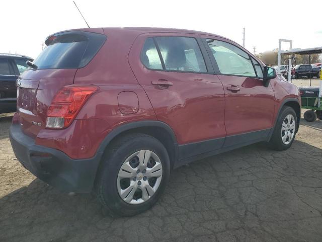 Parquets CHEVROLET TRAX 2015 Czerwony