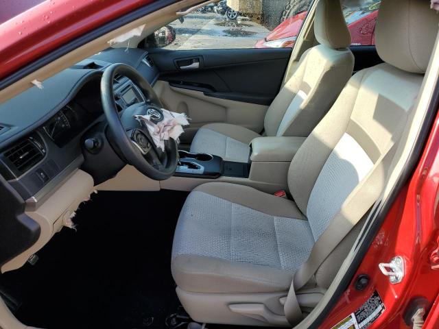  TOYOTA CAMRY 2012 Czerwony