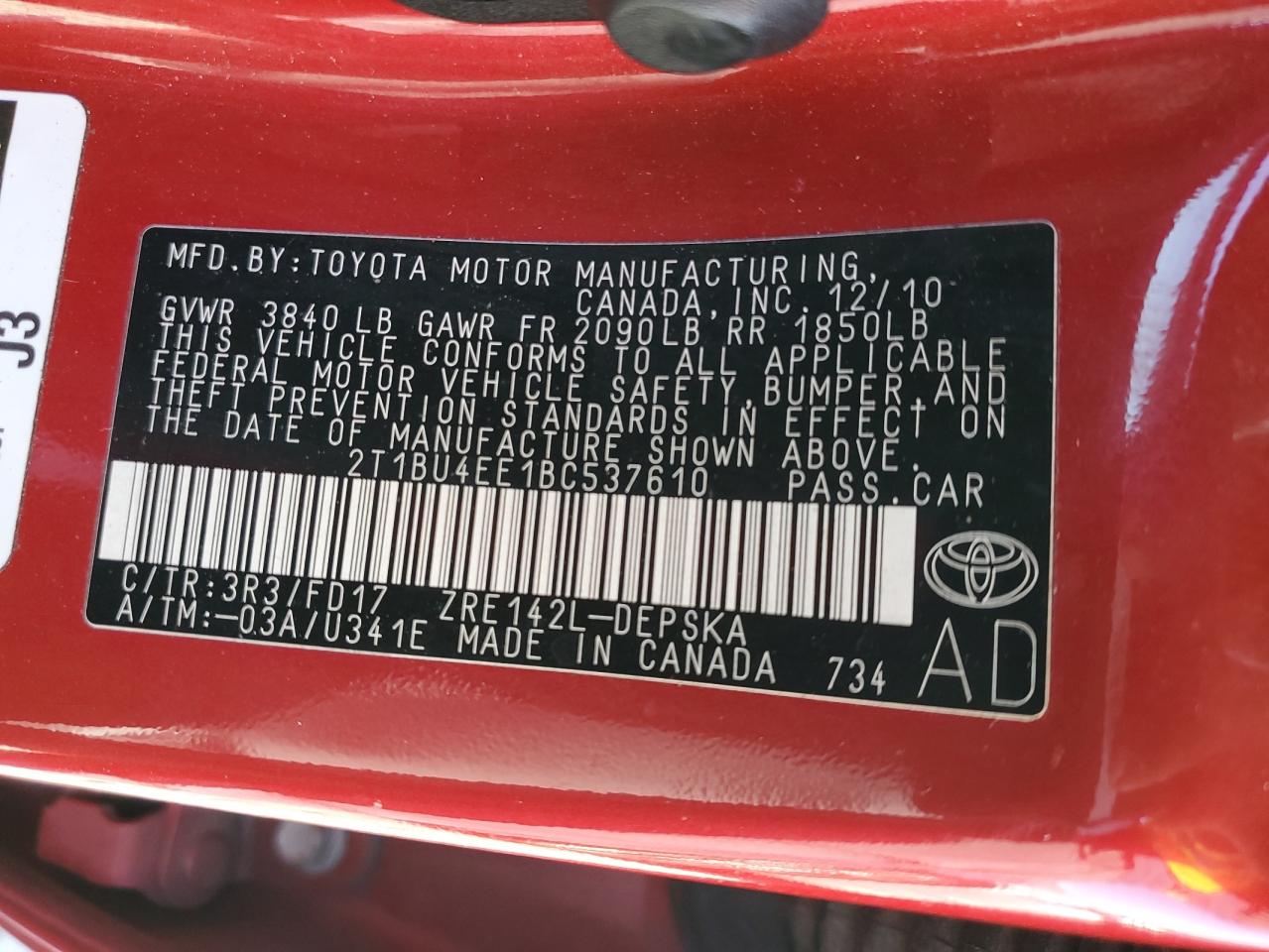 2011 Toyota Corolla - Image 12