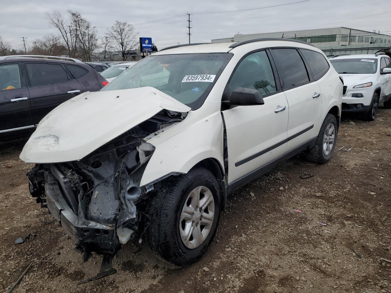 VIN 1GNKRFED5DJ256381 2013 CHEVROLET TRAVERSE no.1