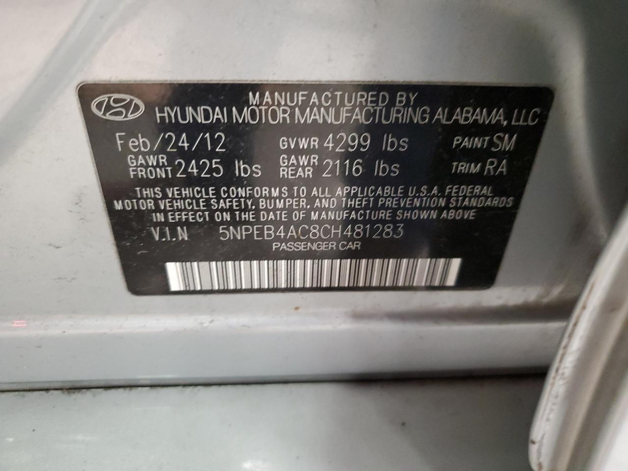2012 Hyundai Sonata - Image 12