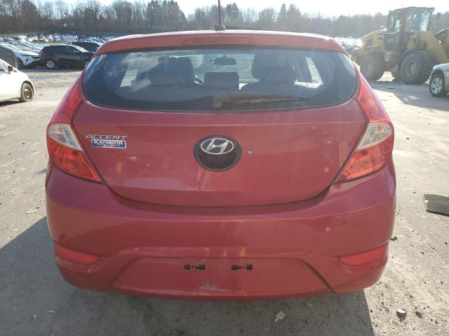  HYUNDAI ACCENT 2012 Red