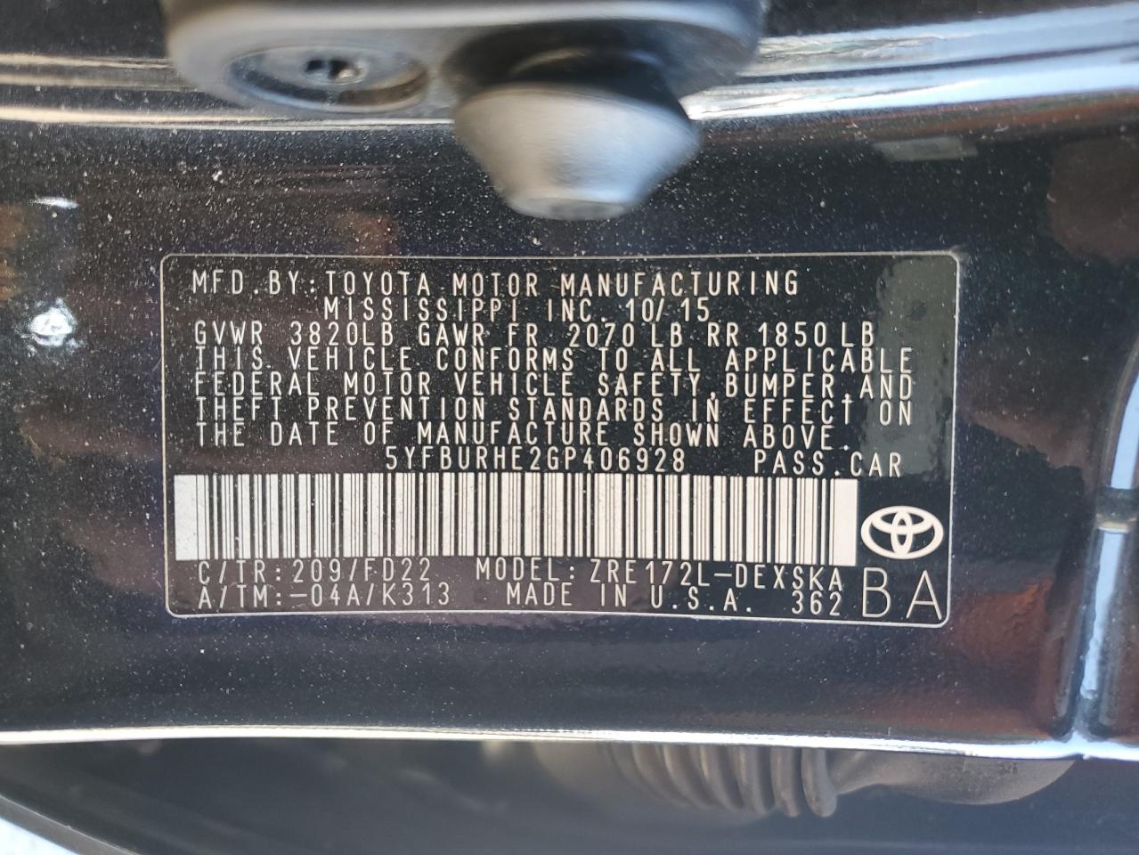 2016 Toyota Corolla - Image 12