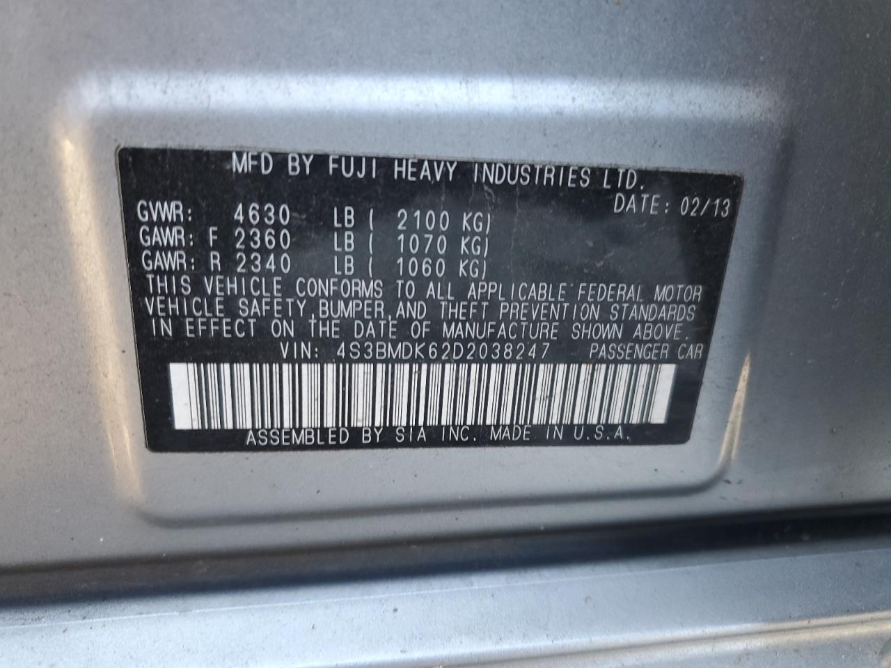 2013 Subaru Legacy - Image 12
