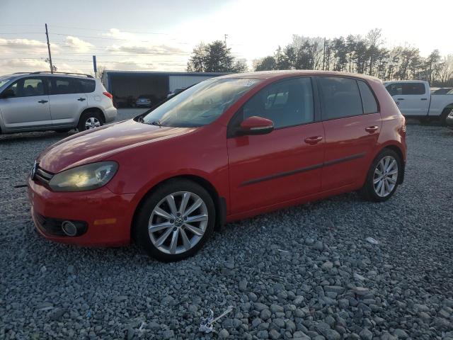  VOLKSWAGEN GOLF 2012 Red