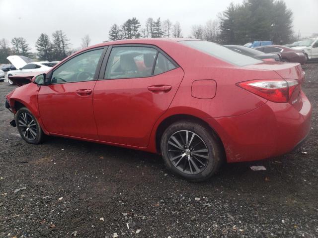  TOYOTA COROLLA 2016 Red