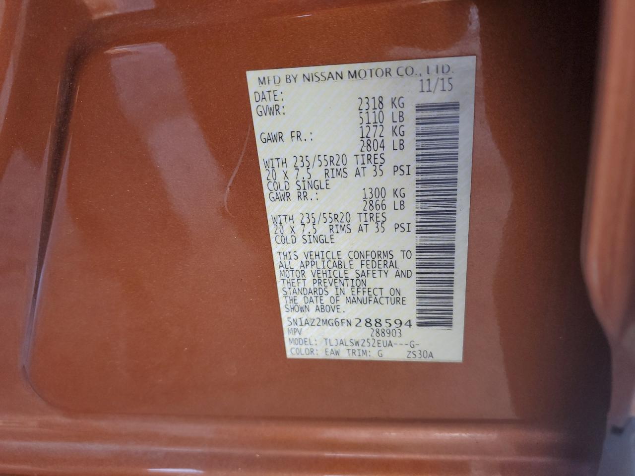 2015 Nissan Murano - Image 13